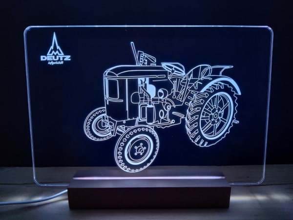 Deutz F1L 514 Knubbel LED Schild